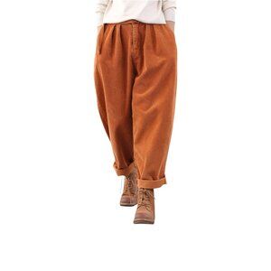 Rust Corduroy made in Italy Pant